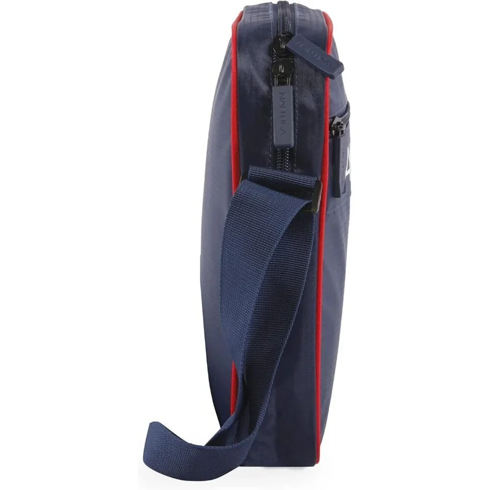 W0men's Navy/Red Sling Adjustable shoulder bag polyester material - Picture 3 of 5